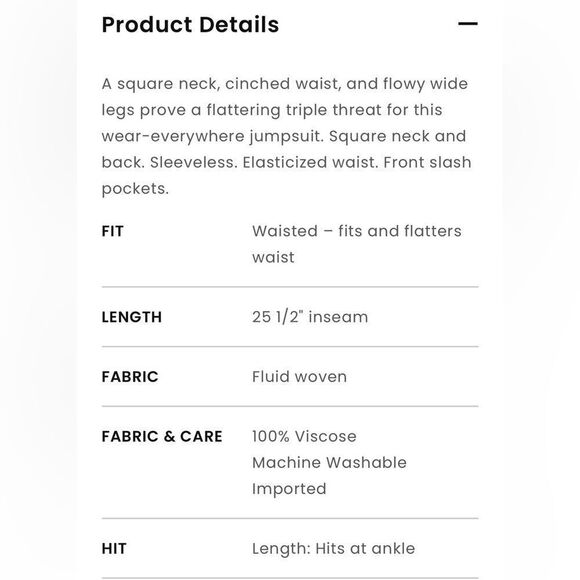 Loft Square Neck Tropical Floral Tank Cropped Wide Leg Jumpsuit Boho Cottagrcore - Picture 9 of 9